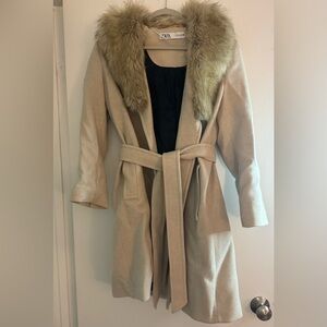 ZARA FUR COAT